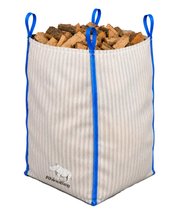 RhinoBag Wood Robust in Gr&ouml;&szlig;e L: Woodbag aus Streifengewebe